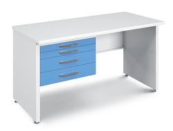 Стол врача металлический (высота 770 мм) СМЛ-4.0