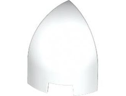 Slope, Curved 1 x 1 x 1 1/3 Corner Round, White (1871 / 6442360)