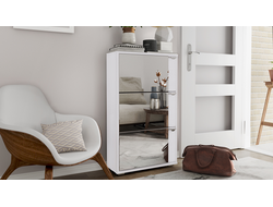 Тумба для обуви тип 8 Белый Ясень