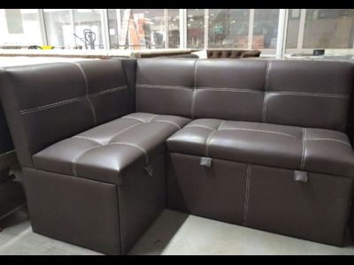 Скамья угловая Квадро тип 3 Коричневая (Бонмебель)