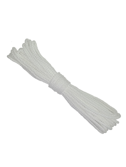 Шнур полипропиленовый, 4мм * 20м, белый