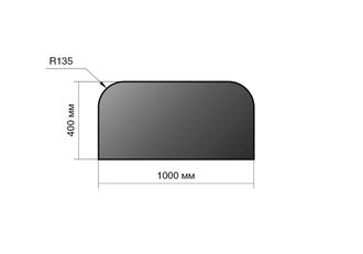 G2, стальной напольный лист под печь