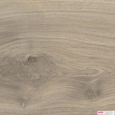 Декор ламината Haro Дуб Эмилия Вельвет Серый 540271 структура