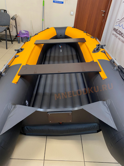 Ривьера Компакт 3600 НДНД оранжевый/черный комби транец