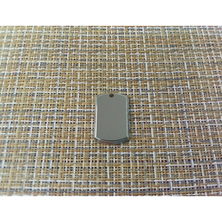 Подвеска кулон 18x27 мм серебристый