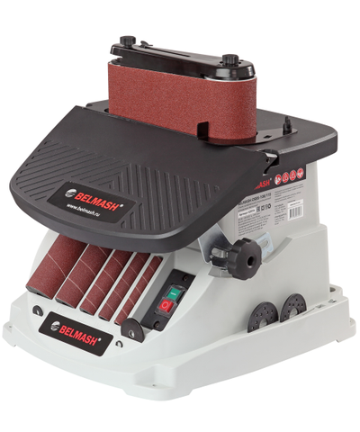 Осцилляционный шпиндельно-ленточный шлифовальный станок BELMASH OSBS-100/115