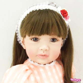 Кукла реборн — девочка  "Роза" 60 см