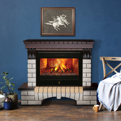 камин Country AO с очагом 3D Novara 26