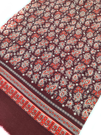 Павловопосадское кашне Огонь 1520-8