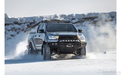 Бампер силовой передний BMS ALFA для Tayota Hilux 2015-2020
