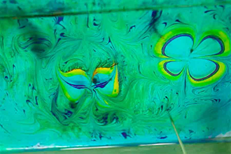 Столик на ножках для рисования на воде РАДУГА-ЭБРУ с пультом. RGB.