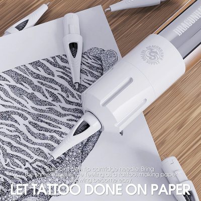 Картриджи для практики DragonHawk Ballpoint for Dotwork Drawing Pink