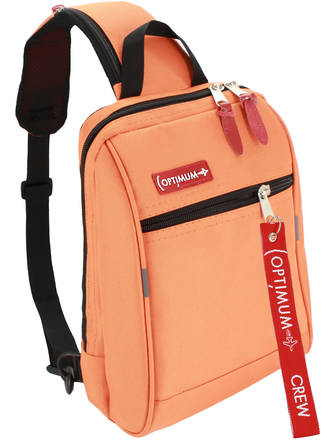 Рюкзак с одной лямкой - сумка на грудь Optimum XXL RL, оранжевый