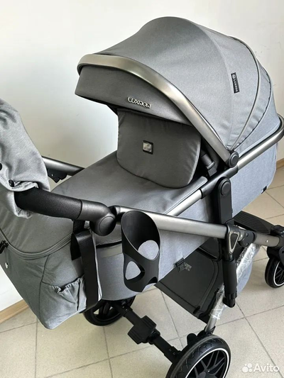 Детская коляска 3 в 1 Luxmom F2A Серый