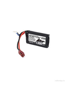 Аккумуляторная сборка Robiton LP 7.4V 1,3Ah 40С Li-Po