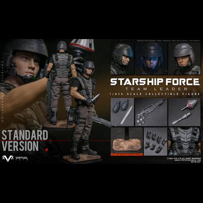Джонни Рико (Каспер ван Дин, "Звездный десант") - Коллекционная ФИГУРКА 1/6 scale Starship Force-Team Leader (VM037) - VTS TOYS