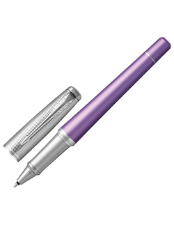 Ручка-роллер PARKER "Urban Premium Violet CT", корпус фиолетовый, хромированные детали, черная, 1931622