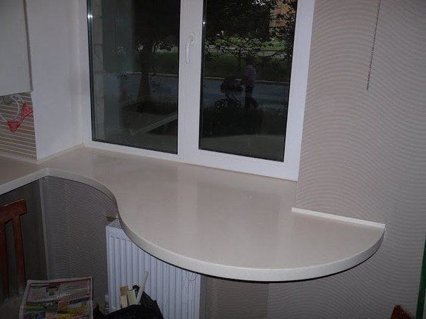 купить подоконник из искусственного камня недорого