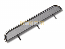 Порог с площадкой (нерж. лист) 42,4 мм ТСС для Sollers Atlant 2023-