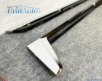 Молдинги Lexus LX600 LX500d на двери черные, хром