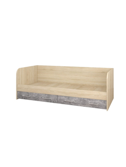 Кровать с ящиками "Колибри Лофт" 0,8м (Ателье Светлое)