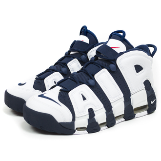 Nike Air More Uptempo 96 Синие с белым