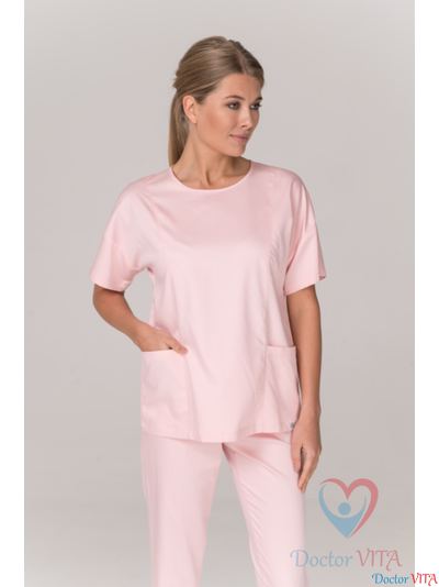 БЛУЗА МЕДИЦИНСКАЯ DR.SUPER "Sky" розовая