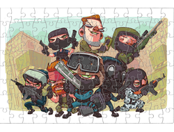 Пазл "Counter-Strike, CS GO, Контр Страйк" №1
