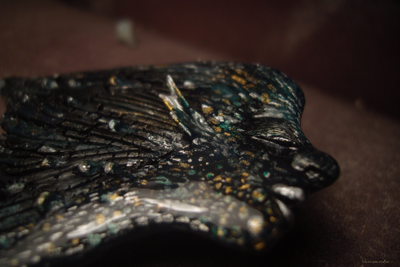 Фэнтези-брошь "Русалка Угольного Моря" (6 х 5 см)