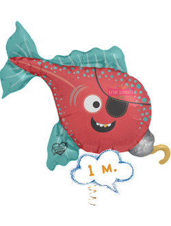 Воздушный шар фигура пиратский корабль надутый гелием