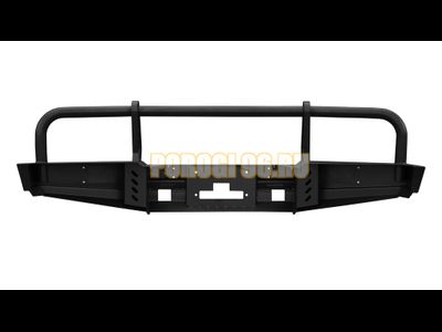 Передний силовой бампер серии Трофи на Mitsubishi Pajero II 1991-1999 (02.130.01)