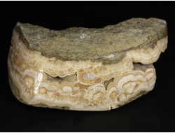 Арагонит, почковидные агрегаты, полировка, Россия, КЧР, Урупский район (94*47*34 мм, 194 г) №37751