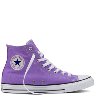 Кеды Converse All Star фиолетовые высокие купить
