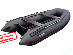 Лодка ПВХ Hunterboat Хантер Классика НД 330А Серая