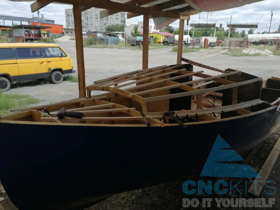 Постройка катера Краб-620 Фото 36