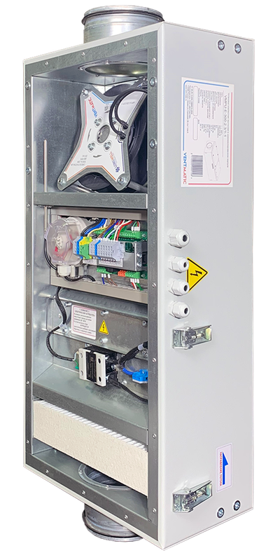 VMPU-E-300-2.3/1-1 УСТАНОВКА ПРИТОЧНАЯ КОМПАКТНАЯ 300м3/ч 2.3 кВт 1 фаза 230В