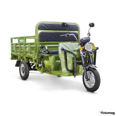 Грузовой электротрицикл Rutrike D4 NEXT II 60V1500W зеленый