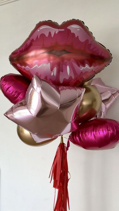Сет из гелиевых шаров &quot;Поцелуй&quot;