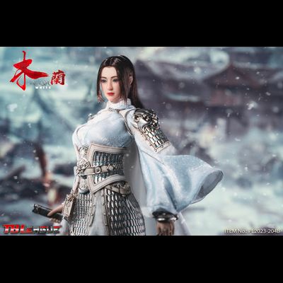 Китайская воительница Мулан (в белом) - КОЛЛЕКЦИОННАЯ ФИГУРКА 1/6 MULAN - White (PL2023-204B) - TBLeague