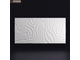 Декоративная облицовочная 3Д панель Kamastone Разводы двойная 1011 под покраску, гипс