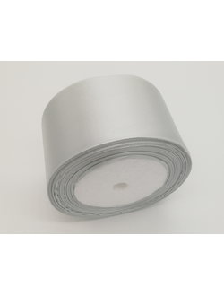 Лента атласная, 50 мм, цвет светло серый арт. 68