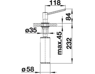 ДОЗАТОР Blanco Torre (512593), хром