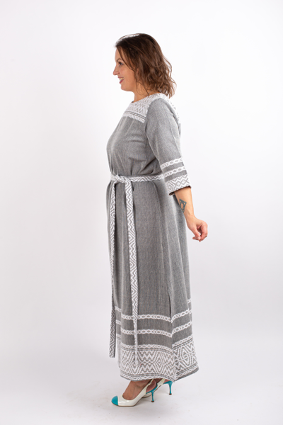 Платье "Лебедушка" ручное ткачество