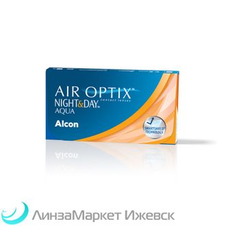 Месячные контактные линзы AIR Optix Night&Day (3 линзы) в ЛинзаМаркет Ижевск