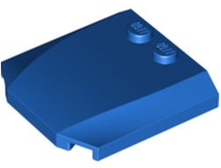 Wedge 4 x 4 x 2/3 Triple Curved, Blue (45677 / 4193072 / 6055328)