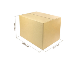 Гофрокороб 600*400*400, Т-22, С (бурый)