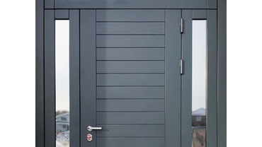 Дверь в дом. Профильная конструкция. Пос. Лесной остров