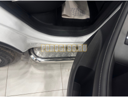 Пороги с накладным листом Папа Тюнинг d53 для JAECOO J6 2026-