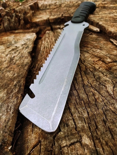 Мачете Экспедиционный сталь 65Х13, рукоять резина