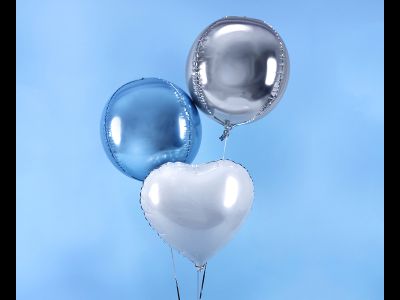 Шар (18&#039;&#039;/46 см) Сердце, Белый